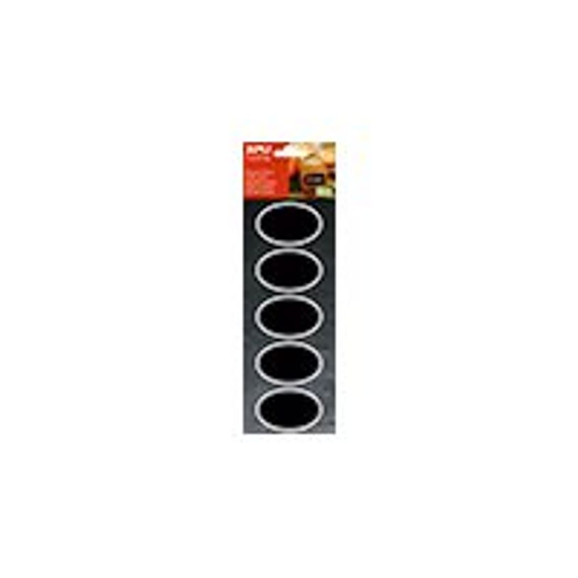 8410782167686-Apli Agipa - 10 Étiquettes ardoise ovales - 65 x 41 mm-P_79442091_1-0