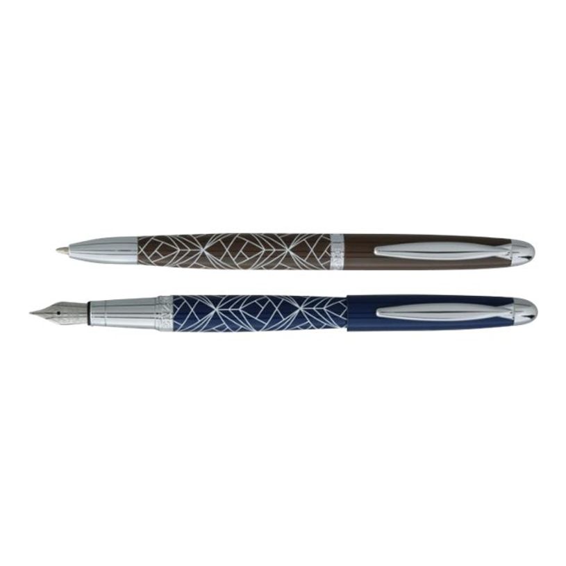 3219918262470-Enzo Varini Maggiore - Parure Stylo bille/Stylo plume bleu marine-P_79442362_1-0