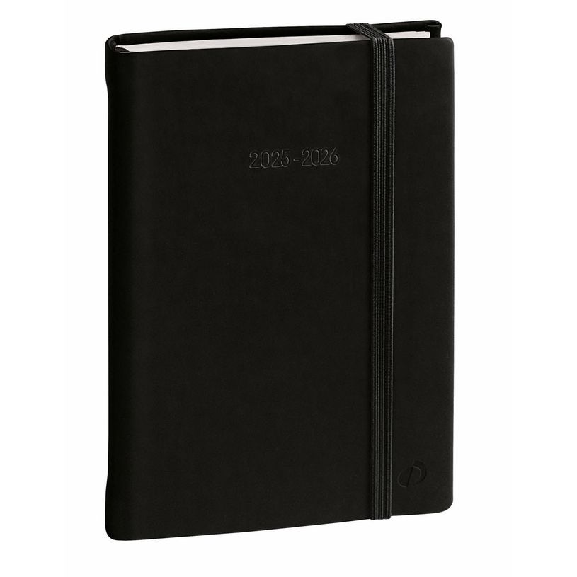3371010439614-Agenda à élastique Silk - 1 jour par page - 12 x 17 cm - noir - Quo Vadis-P_79443166_1-0