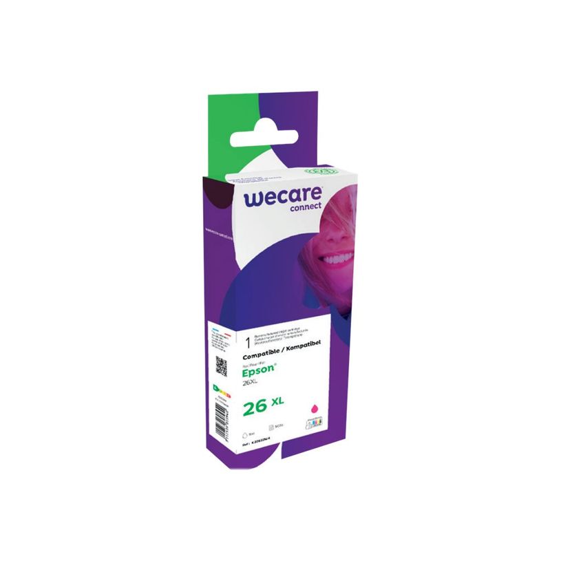 3112539803940-Cartouche compatible Epson 26XL Ours polaire - magenta - Wecare-P_79443342_1-0