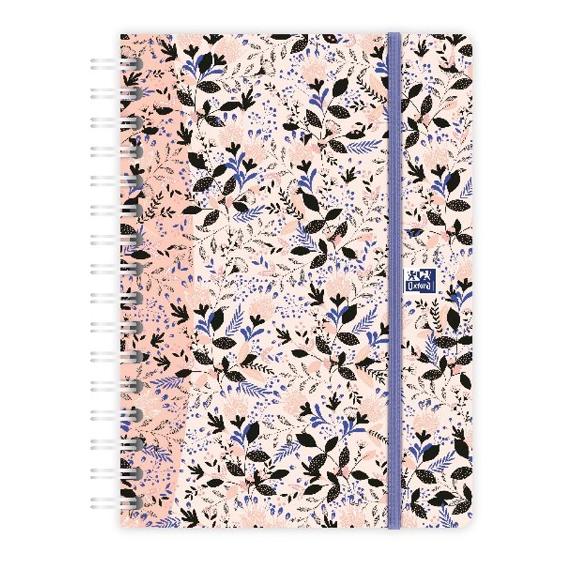 3147280098642-Agenda spiralé à élastique Oxford Flowers - 1 semaine sur 2 pages - 15 x 21 cm - différents m-P_79443584_6-1