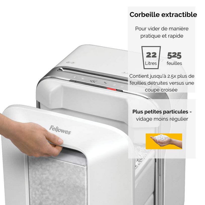0043859751525-Fellowes Powershred LX201 - destructeur de documents coupe croisée microparticules - 12 feuilles -P_79445440_6-2