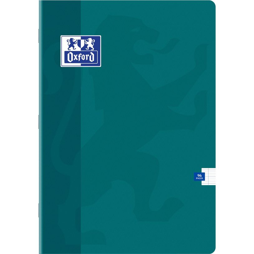 3020122873433-Oxford - Cahier A4 (21x29,7 cm) - 96 pages - grands carreaux (Seyes) - disponible dans différentes cou--2