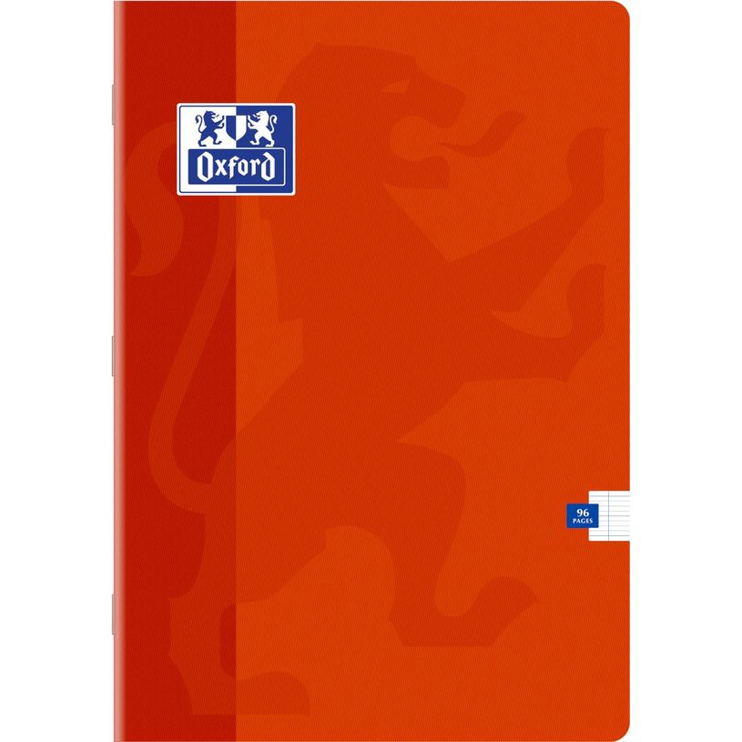3020122873433-Oxford - Cahier A4 (21x29,7 cm) - 96 pages - grands carreaux (Seyes) - disponible dans différentes cou--5