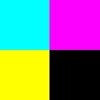 cian, magenta, amarillo